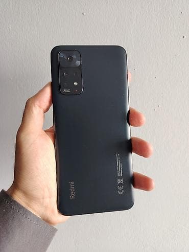 second son: Redmi Note 11, 64 GB, rəng - Qara, Barmaq izi, İki sim kartlı, Face ID — 3