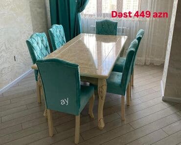 Kvadrat masa, Qonaq otağı üçün, 6 nəfər lalafo.az -da Kvadrat masa, Qonaq otağı üçün, 6 nəfər