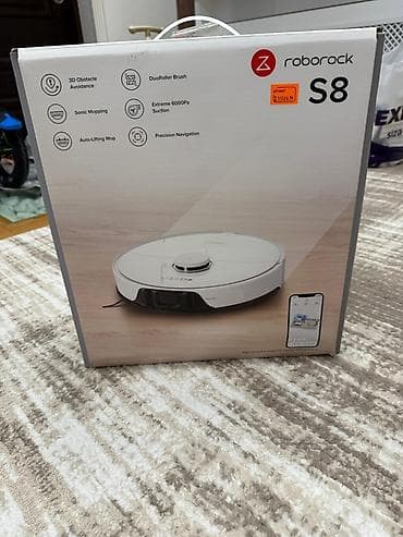 samsuq s8: Roborock S8 ağıllı robot tozsoran (ağ rəng) Bir neçə dəfə istifadə — 4