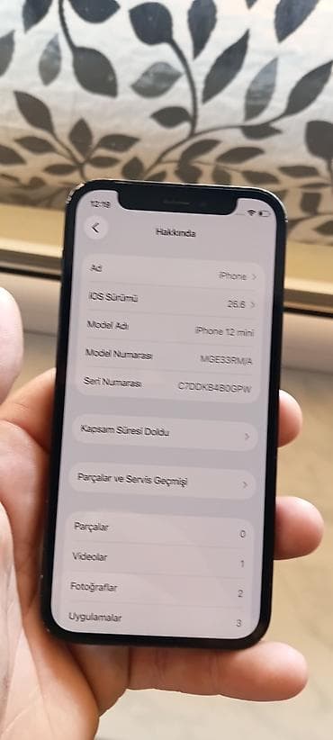 simsiz internet: IPhone 12 mini, 128 GB, Barmaq izi, Simsiz şarj, Face ID — 7