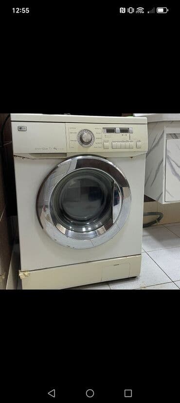 lg paltaryuyan 8kq istifade qaydasi: Paltaryuyan maşın LG, 7 kq, Avtomat, Qurutma var — 1