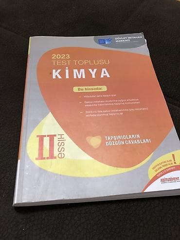 kimiya: Məhsul: 2023 Test Toplusu – Kimya (II hissə) Xüsusiyyətlər: - — 1