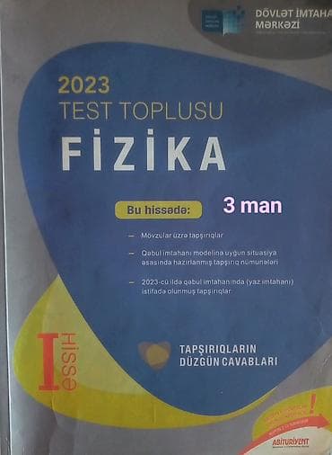real gitara: Məhsul: 2023 “Test Toplusu” – Fizika və Kimya (I hissə) — 1