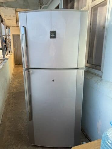 dondurma soyuducuları: İşlənmiş 2 qapılı Sharp Soyuducu Satılır, rəng - Boz — 1