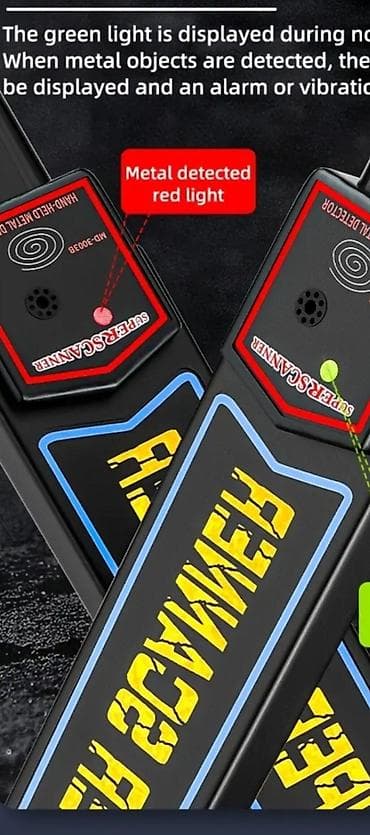 Металлоискатели: Məhsul: Əl Tipli Metal Aşkarlayıcı “Super Scanner” Xüsusiyyətlər: - — 5