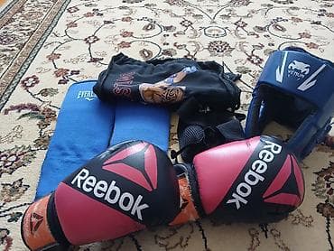 груша для бокса: Boks/MMA üçün komplekt idman ləvazimatları - Reebok boks əlcəkləri — 1