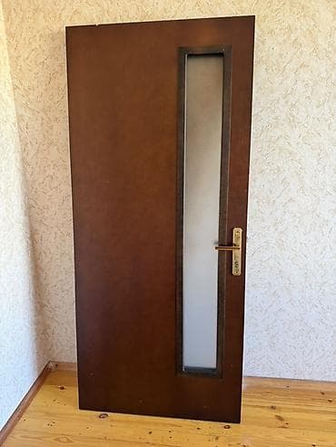 qapi plastik: Mebelli daxili qapı dəsti - Material: ağac əsaslı (MDF/taxta — 2