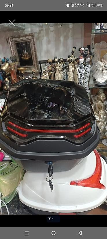 Baqajniklər: Motosiklet üçün arxa Baqajlar 35-azn 1-2-3-ce şəkildə olan baqajlar — 6