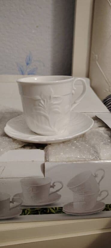 автомобильный набор: Çay dəsti, Farfor, 6 nəfərlik — 1