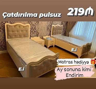 Təknəfərlik çarpayı, Matras ilə — 1