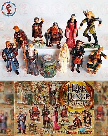 qirmizi sam: Məhsul: Kinder Surprise – “The Lord of the Rings: Die Gefährten” — 1