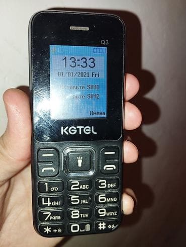 KGTEL Q3 düyməli telefon - İki SIM kart dəstəyi - Rəngli ekran