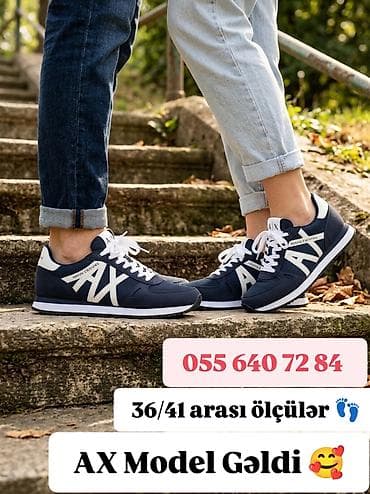 smart saat t800: AX model idman/street ayaqqabısı - Rənglər: qara, tünd göy - Üst — 3