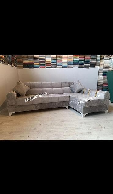 stul gence: Künc divan, Qonaq otağı üçün, Parça, Bazalı, Açılan, Kitab — 5