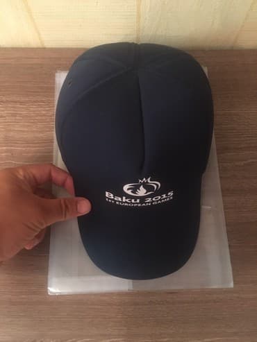 kişilər ucun papaq və şarf dəstləri: Kepka, Massimo Dutti, XXS/54, rəng - Göy — 2