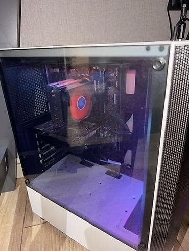 ram ddr 3 msi: Ağ rəngli ARGB işıqlandırmalı oyun/ofis stolüstü kompüter (şüşə yan — 3