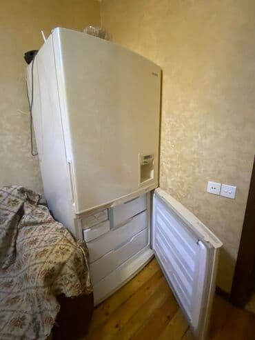 soyuducu qiymetleri irşad: 2 qapılı Samsung Soyuducu Satılır, rəng - Ağ, Dispenserli — 3