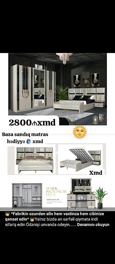 avanqard yataq mebelleri: Yataq otağı mebeli — 1