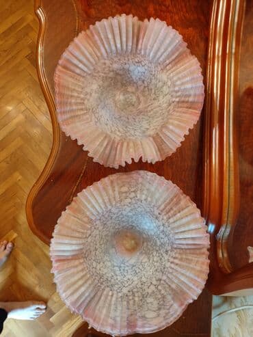 meyvə tərəvəz: Dekorativ şüşə qablar dəsti - Material: əl üfürmə effektli bəzəkli — 3