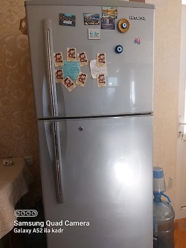 Hitachi iki qapılı soyuducu - Rəng: gümüş/boz - Üst kamera – — 1