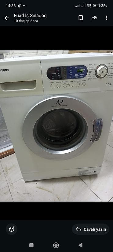 kohnə paltaryuyan: Paltaryuyan maşın LG, 5 kq, Avtomat, Qurutmasız — 5