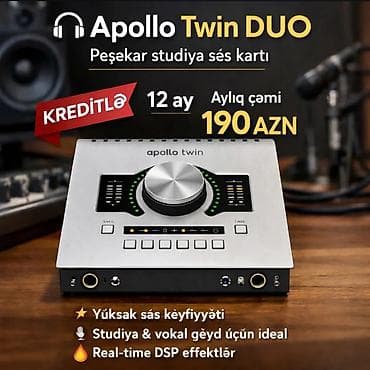 Apollo Twin DUO peşəkar studiya səs kartı - Yüksək səs keyfiyyəti - — 1