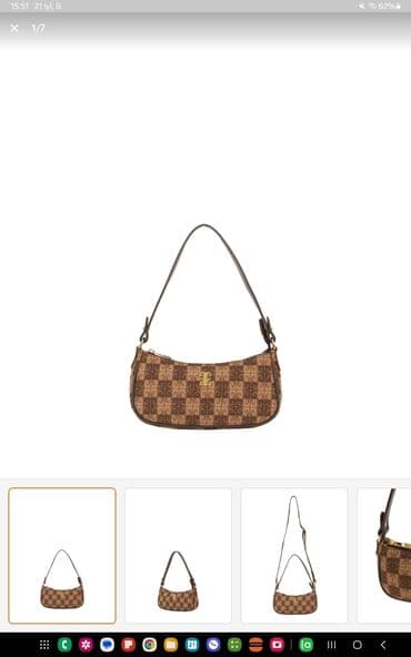 qaşlı çanta: Orginal pier cardin. çanta oz parca cantasinda satilir icerisinde — 3