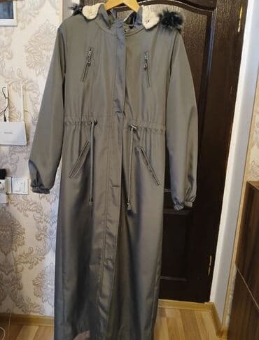 шуба из овчины азербайджанская: Palto, L, rəng - Boz — 1