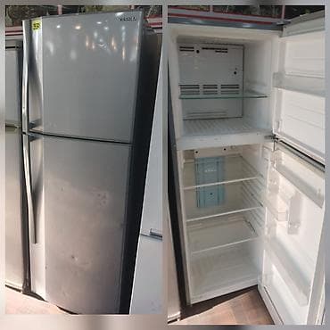 2 двери Toshiba Холодильник Продажа, цвет - Серебристый at lalafo.az 2 двери Toshiba Холодильник Продажа, цвет - Серебристый