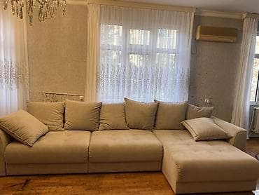 parda: Künc divan, Açılmayan, Vеlur parça — 2