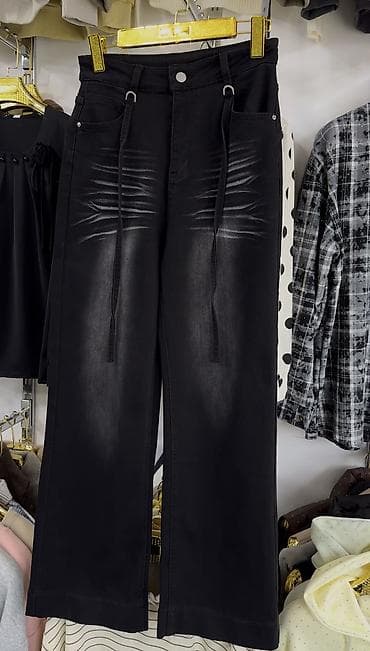 cins şalvar modelleri 2022: Qadın cins şalvar kolleksiyası - Modellər: klassik düz kəsim — 3