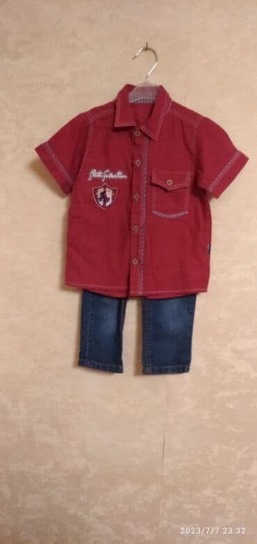 Usaq dəsti,3-4yasa uyğun köynək yenidir (oyuncaq hədiyyəli)