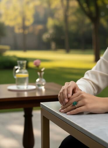 наборы из серебра с натуральными камнями: Серебро — 1