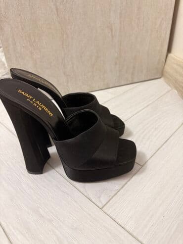 laurent: Сабо, Размер: 37, цвет - Черный, Новый — 2