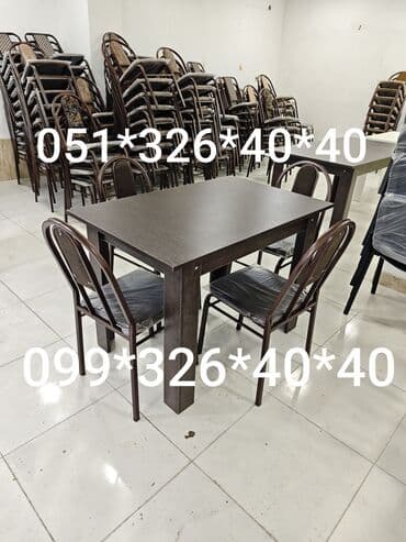 jaluzler metbex üçün: Mətbəx üçün, Yeni, Açılmayan, Dördbucaq masa, 4 stul — 36