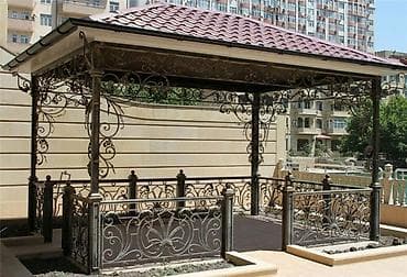 icare cay evi: Metall karkaslı bağ besedkaları – dizayn və istehsal Məhsulun — 5