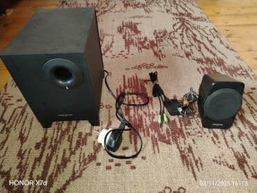 музыкальный центр samsung: Б/у Creative Колонка, Тип - Акустическая, цвет - Черный — 3