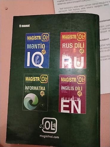 Magistr ol . İnformatika Nəzəriyyə test Toplusu . sonuncu nəşr — 4