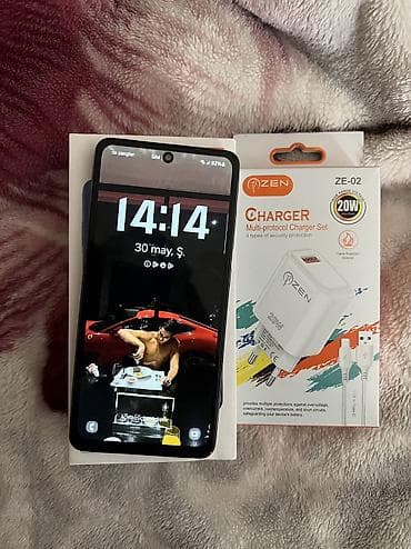 pec satilir: Samsung Galaxy A52, 128 GB, rəng - Qara, Barmaq izi, Face ID — 1