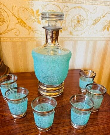 Mətbəx aksesuarları: Rəng - Göy, Şüşə — 3