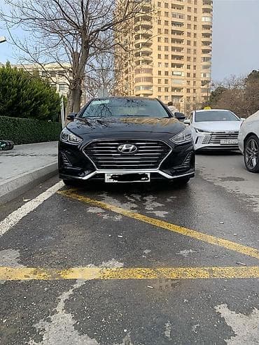 ucuz scooterlar: Hyundai Sonata sedan - Korpus rəngi: qara, xrom detallı iri ön — 8
