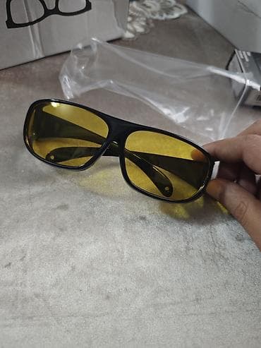 sukan dəsdi: Avto Aksessuarlar Dəsti - Sürüş eynəyi: Sarı/amber rəngli linzalar — 1