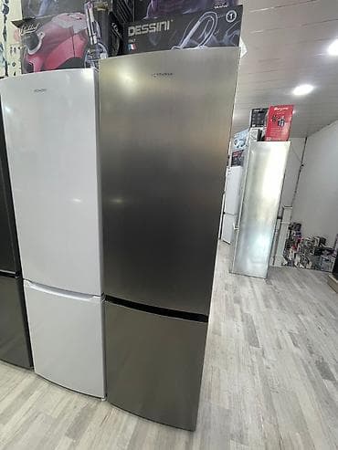 soyuducu ucuz: 2 qapılı Hoffman Soyuducu Satılır, rəng - Boz — 1