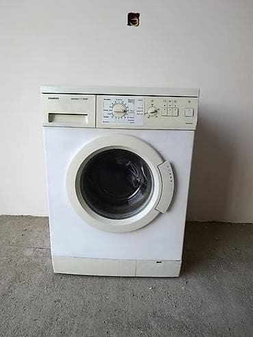 siçan dərmanı qiyməti: Paltaryuyan maşın Siemens, 6 kq, İşlənmiş, Avtomat, Qurutmasız, Ünvandan götürmə — 2
