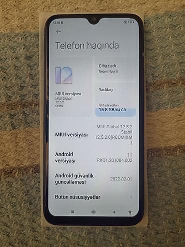 telefon redmi note 8: Redmi Note 8, 64 GB, rəng - Göy, İki sim kartlı — 3