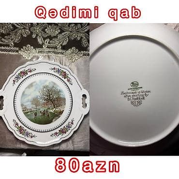 Qədimi qab-qacaq və dekor kolleksiyası - Hutschenreuther Germany — 1