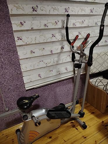 Тренажеры: Elliptik trenajor (velosiped-elliptik hibrid) - 2-si 1-də dizayn — 2