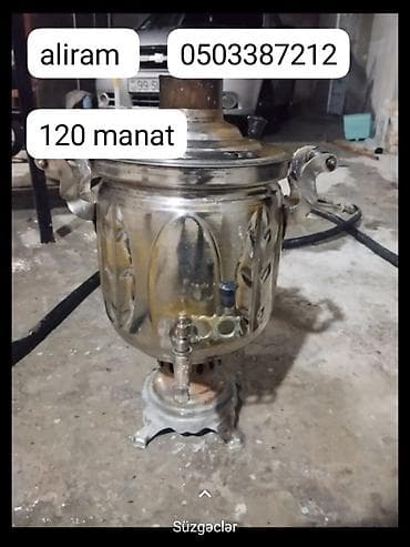 Aliram 5letiride alam7 litirde alam qedmi samavar alam 120 azn lalafo.az -da Aliram 5letiride alam7 litirde alam qedmi samavar alam 120 azn