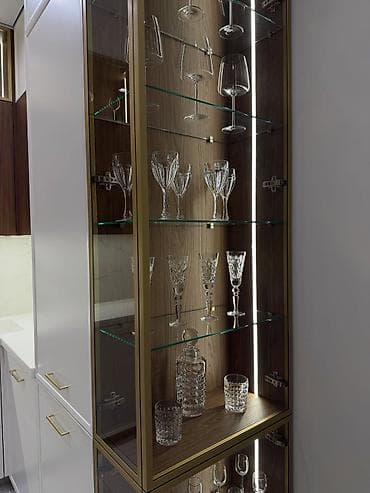 Müasir dizaynlı L formalı mətbəx mebeli komplekti - Üslub: Minimalist — 2