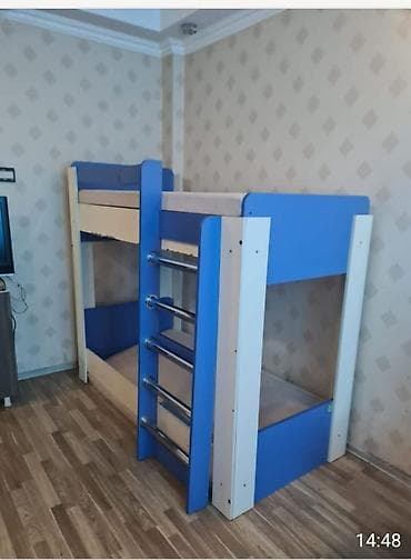 quxna mebel: İşlənmiş, İkinəfərlik çarpayı, Matrassız, Siyirməsiz — 1